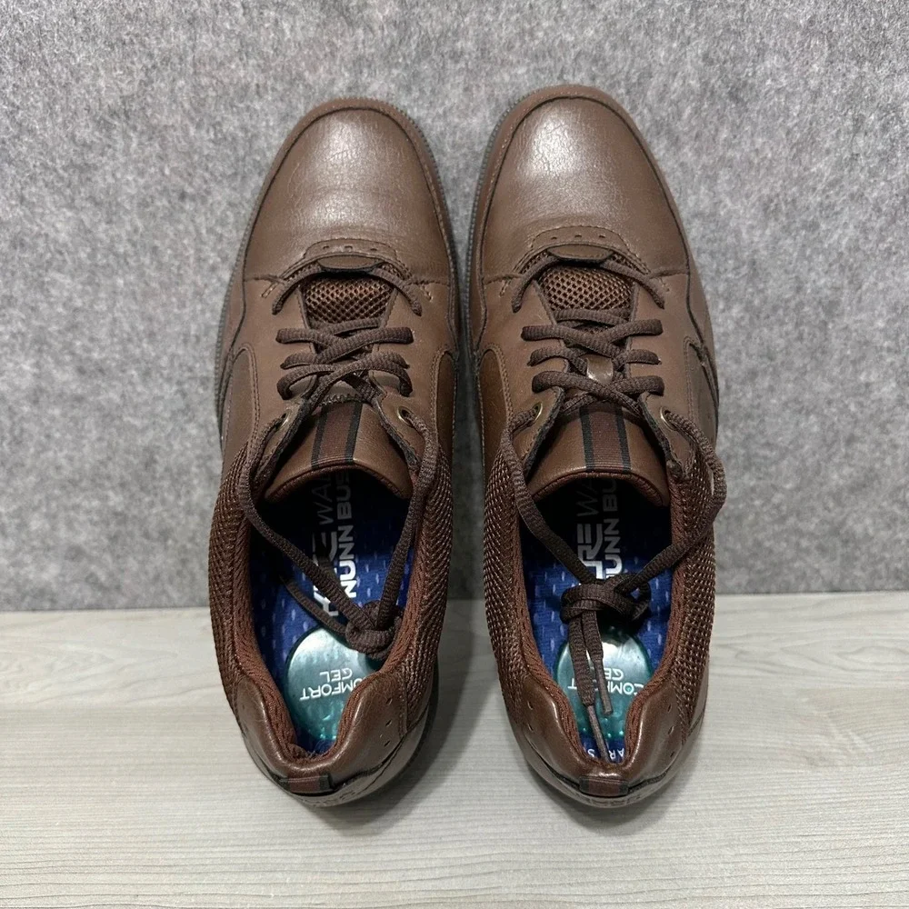 Nunn Bush KORE Walk Men Sz 11 Brown Moccasin Toe Lace‎ Up Oxfords 84811-201